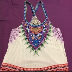 Pattern Blouse - Women’s Dress Tank Top